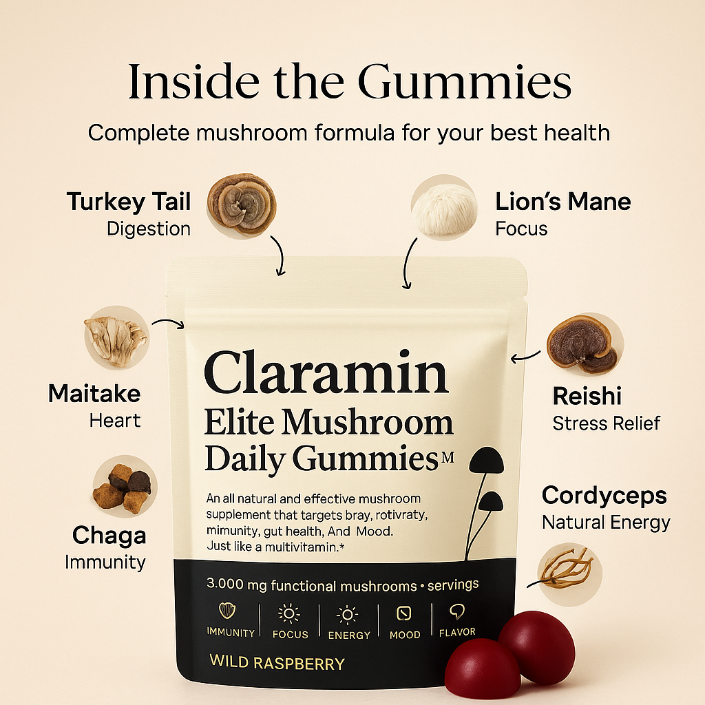 Elite Mushroom Daily Gummies®