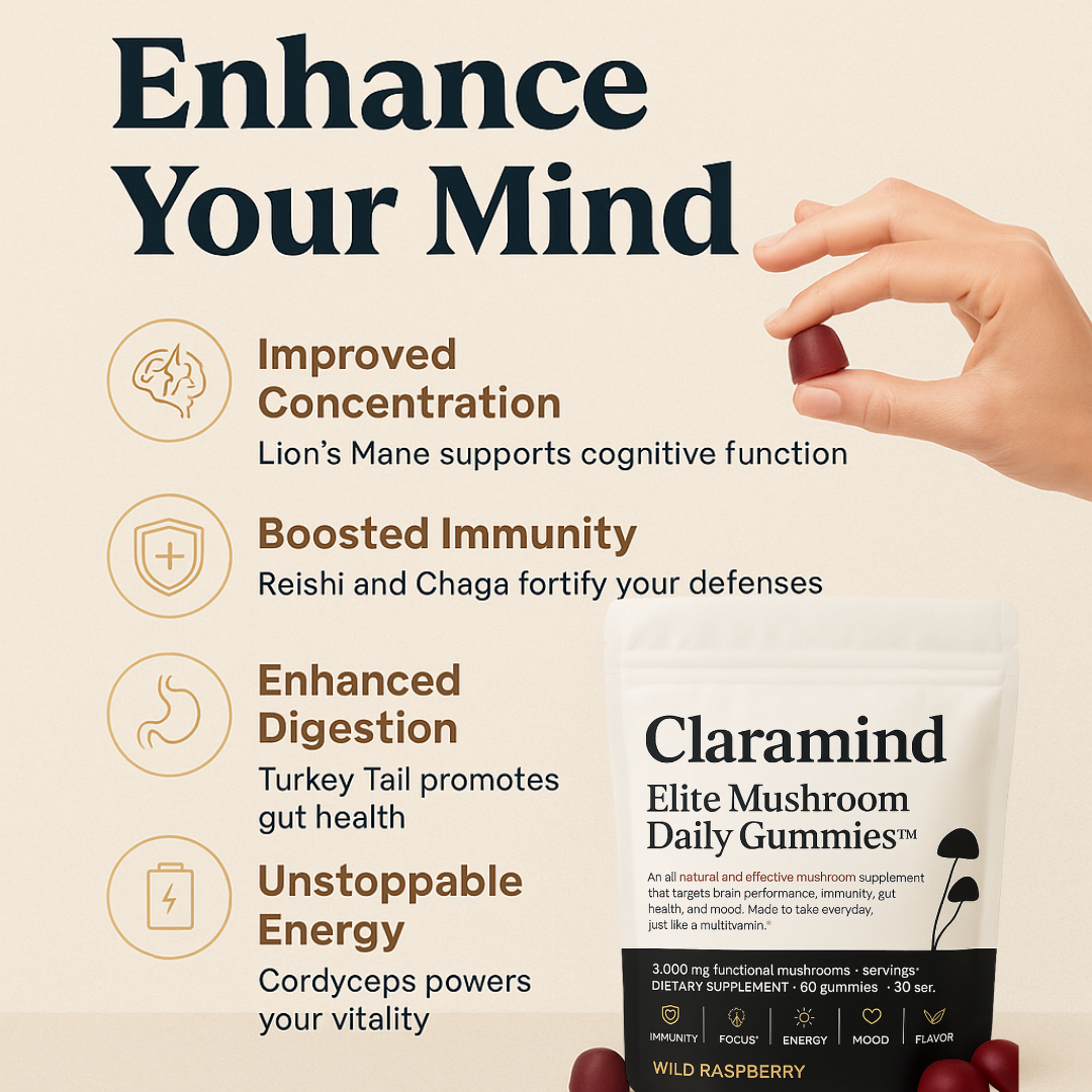 Elite Mushroom Daily Gummies®