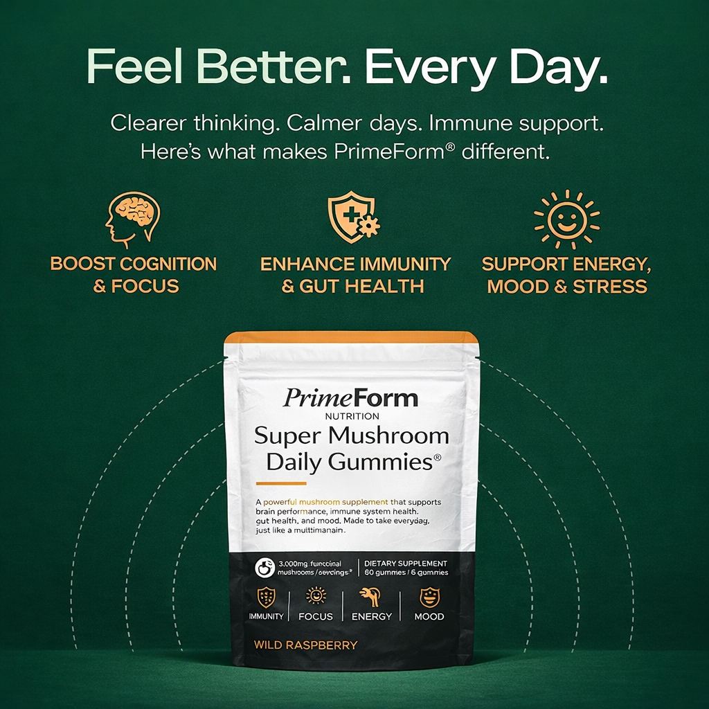 Super Mushroom Daily Gummies®