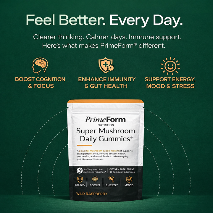 Super Mushroom Daily Gummies®