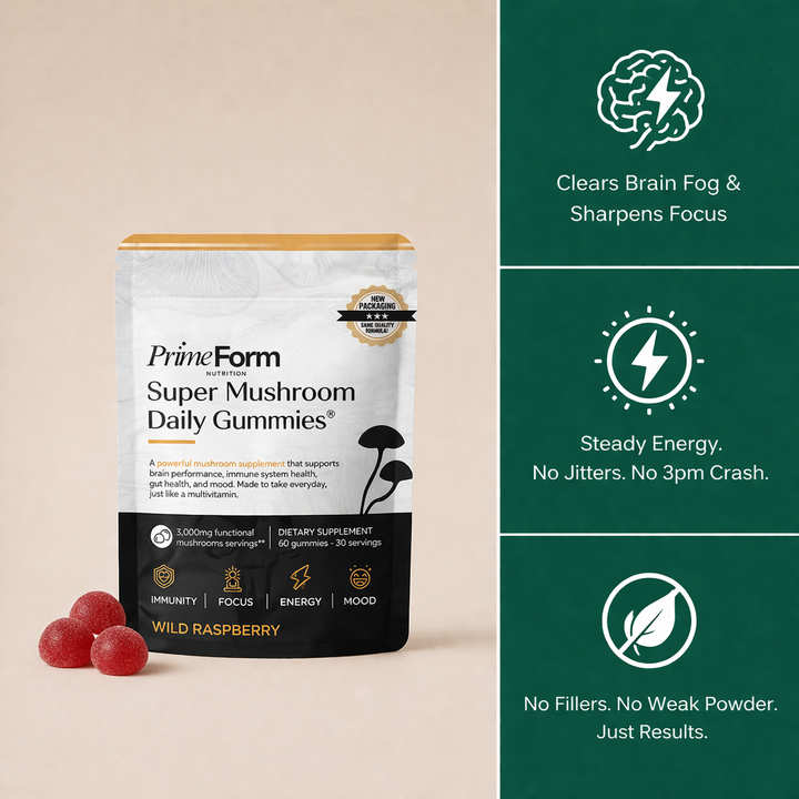 Super Mushroom Daily Gummies®