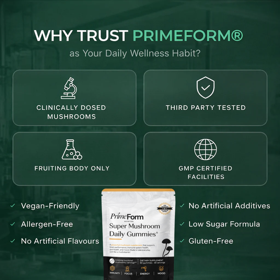 Super Mushroom Daily Gummies®